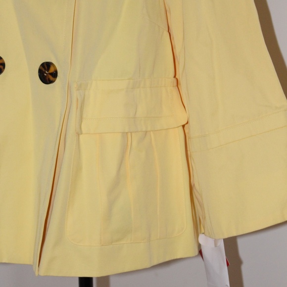 Style&co. Vibrant Yellow rain jacket - Picture 5 of 9